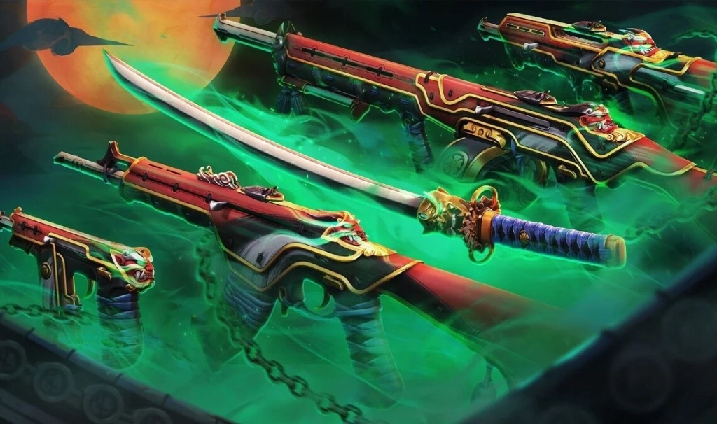 Hiệu ứng đẹp mắt của thanh Katana trong bundle Oni Hiệu ứng đẹp mắt của thanh Katana trong bundle Oni