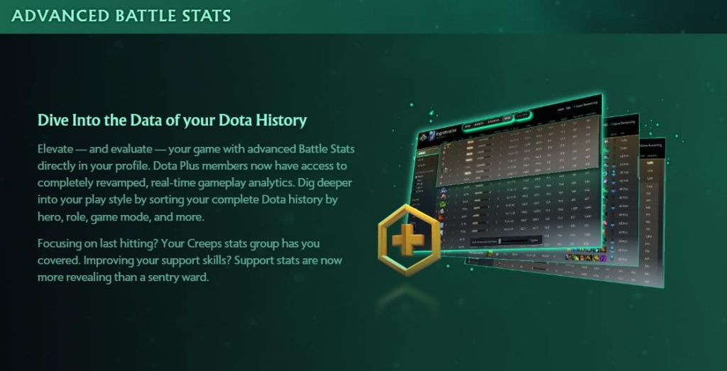 Tinh năng mới trong Dota 2 cập nhật 7.32 - Chỉ số trận đấu nâng cao