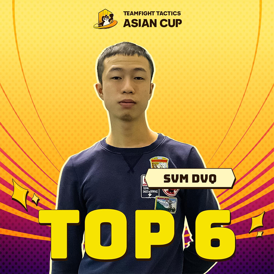 SVM DVQ dừng bước với hạng 6 tại TFT Asian Cup 2023