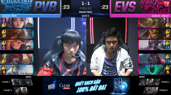 PVB vs EVS game 3bp