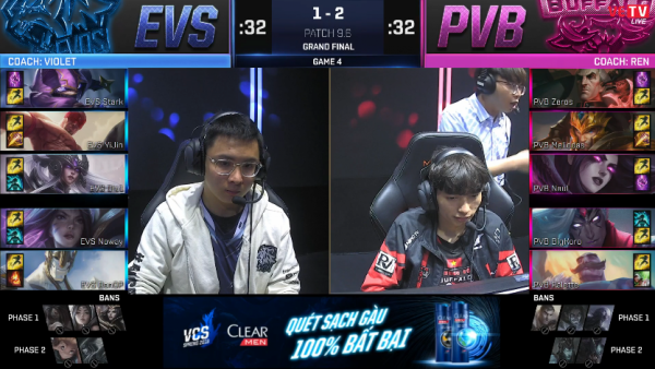 PVB vs EVS game 4bp